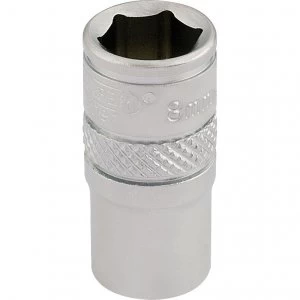 Image of Draper 1/4" Drive Satin Finish Hexagon Socket Metric 1/4" 8mm