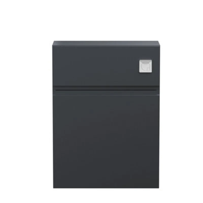 Image of Hudson Reed Urban Floor Standing Back To Wall Wc Unit, Durable Compact Bathroom Vanity And Wc Unit In Soft Black, 500mm