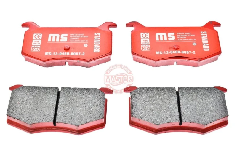 Image of MASTER-SPORT 13046080072-SET-MS Brake pad set Rear Axle Brake Pad Set,disc brake (402)