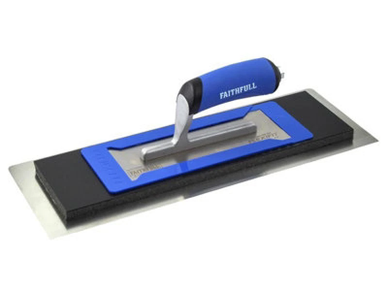Image of Faithfull Flexifit Trowel Stainless Steel Blade Kit 16" (406mm) Faiflexi16S
