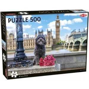 Image of Dog in London 500 Piece Jigsaw Puzzle