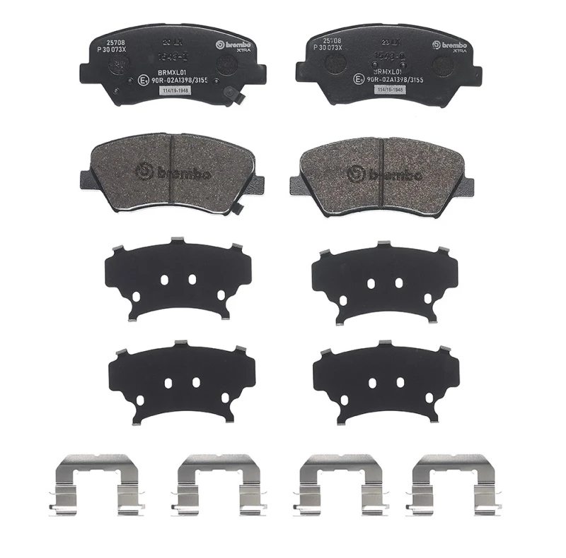 Image of BREMBO Brake pad set BREMBO P 30 073X