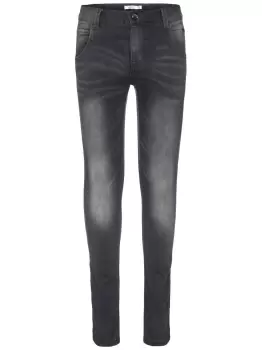 Image of NAME IT Super Stretch X-slim Fit Jeans Men Grey