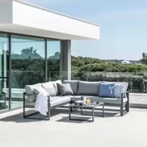Image of Havana Aluminium Corner Group with Reclining Feature & Coffee Table