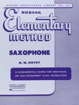 Image of Rubank Elementary Method - Saxophone by N. W. Hovey