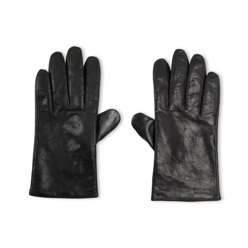 Image of Boss Mens Gioli Fleece Gloves Black male Medium
