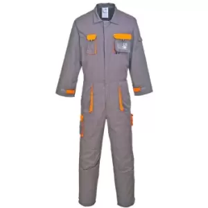 image of Portwest TX15GRRXXXL - sz 3XL Portwest Texo Contrast Coverall - Grey - Grey