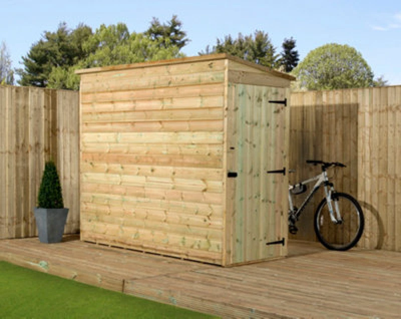 Image of Empire Sheds Empire 2200 Pent 4X3 Pressure Treated Tongue And Groove Wooden Garden Shed Door Right Side Panel (4' X 3' / 4ft X 3ft) (4X3)