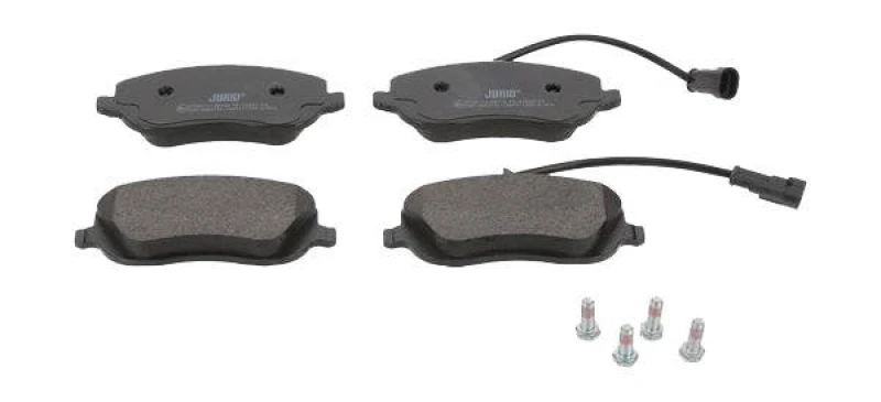 Image of JURID 573217J Brake pad set incl. wear warning contact Brake Pad Set,disc brake (402)