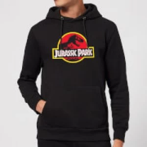 Image of Jurassic Park Logo Hoodie - Black