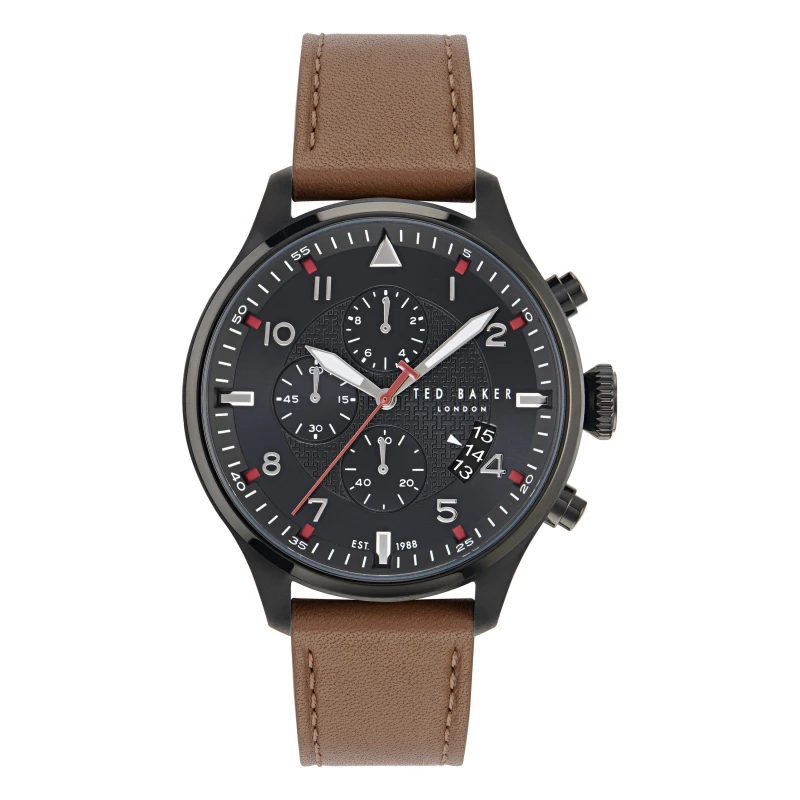Image of Ted Baker Fulmaar Watch - Brown Male One Size