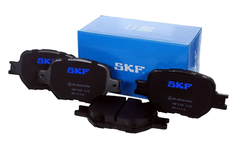 Image of SKF VKBP 81024 Brake pad set not prepared for wear warning indicator Brake Pad Set,disc brake (402)