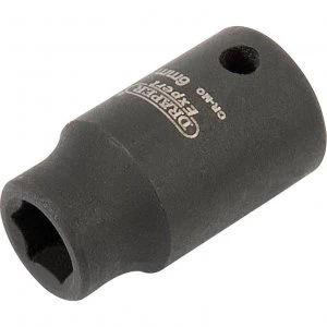 Image of Draper Expert 1/4" Drive Hi Torq Hexagon Impact Socket Metric 1/4" 6mm