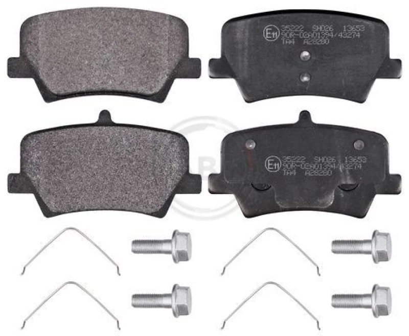 Image of A.B.S. Brake pad set A.B.S. 35222