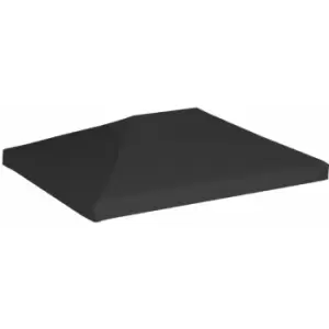 Gazebo Top Cover 270 g/m² 4x3 m Black Vidaxl Black - main image