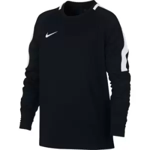 Image of Nike Academy Crew Top - Black