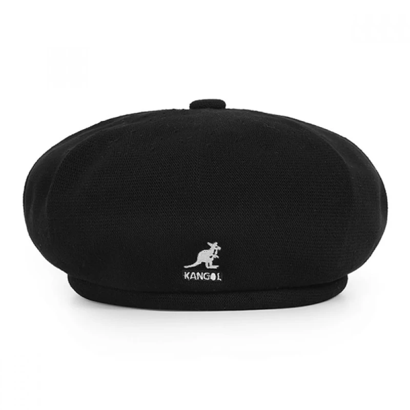 Image of TrendMecca Watches Kangol K3143st Black Bamboo Jacks Beret K3143ST BLACK (S)