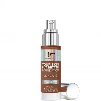 Image of IT Cosmetics Your Skin But Better Foundation and Skincare 30ml (Various Shades) - 58 Deep Neutral