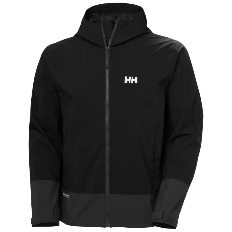 Image of Helly Hansen Hooded waterproof jacket Helly Hansen Block Noir Male 2XL