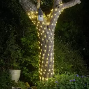 image of SuperBright LED Solar 5m Firefly Ultra String Light (50 Lights) Warm White