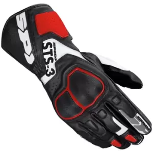 Image of Spidi Sts-3 Lady Red Motorcycle Gloves M