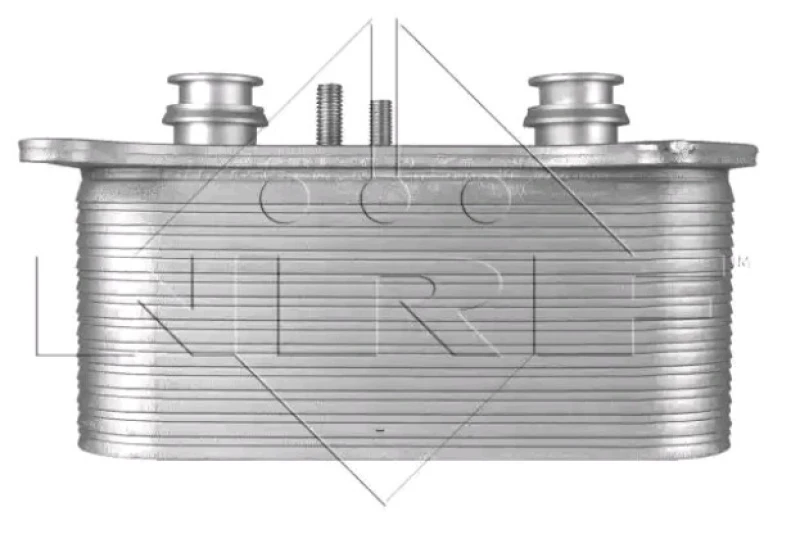 Image of NRF 31235 Oil Cooler with seal ring, with gaskets/seals, EASY FIT Oil Cooler,engine oil (469)