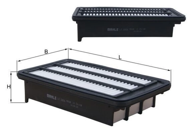 Image of Air filter MAHLE LX 5806