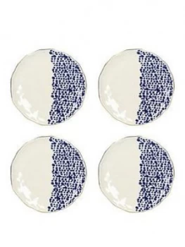 image of Kitchencraft Mikasa Azores Speckle Side Plates ; Set Of 4