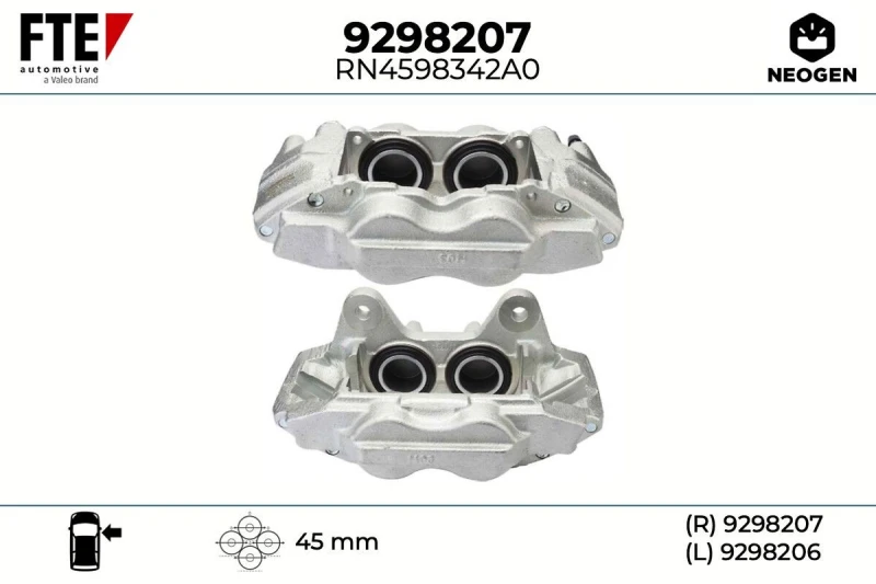 Image of Brake caliper FTE 9298207