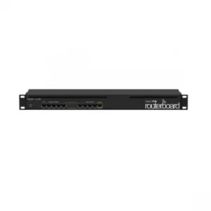 Image of Mikrotik RB2011IL-RM wired Router Gigabit Ethernet Black UK Plug