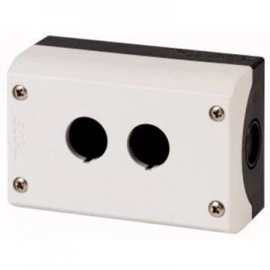 Image of Eaton M22-I2 Housing 2 installation slots, for floor mounting (Ø x H) 22mm x 80 mm Anthracite