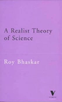 Image of A Realist Theory of Science by Roy Bhaskar Paperback