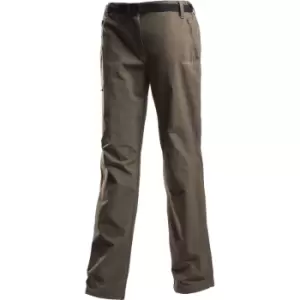 Image of Regatta Womens Xert Stretch II Trousers womens Trousers in Green - Sizes UK 22