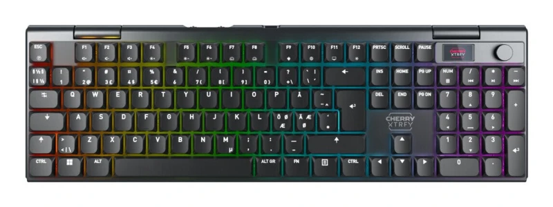 Image of Cherry CHERRY XTRFY MX 10.1 Wireless keyboard Gaming USB + RF Wireless + Bluetooth QWERTY Nordic Black G8A-25100HJAPN-2