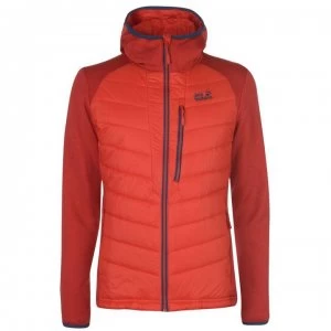 image of Jack Wolfskin Skyland Hybrid Jacket Mens - Red