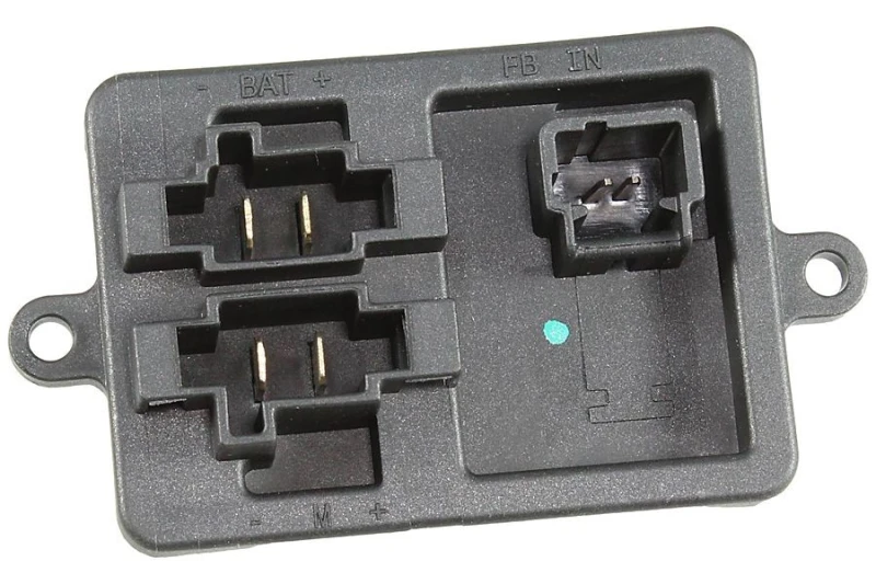 Image of Blower motor resistor METZGER 0917698