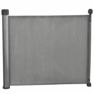 Image of Pawhut Retractable Safety Gate For Doorway Hallway Stairs