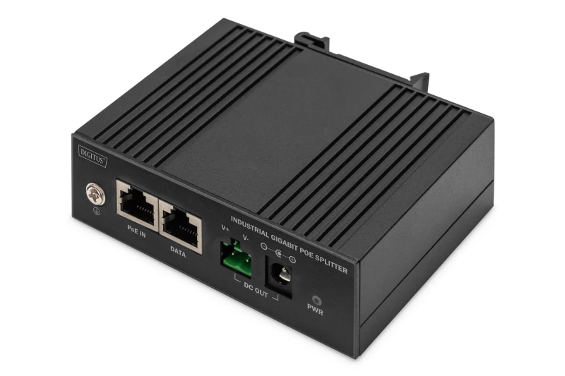 Image of Digitus Gigabit Ethernet PoE Splitter. Industrial. 60W