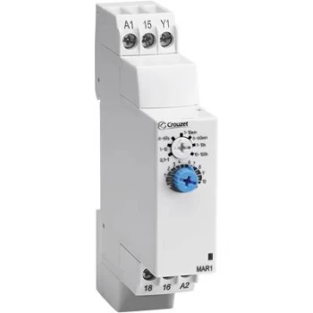 Image of Crouzet MCR1 TDR Monofunctional Time range: 1 s - 100 h 1 change-over