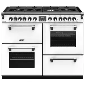 image of Stoves 444410969 110cm Richmond DX S900DF CB Dual Fuel Range Icy White