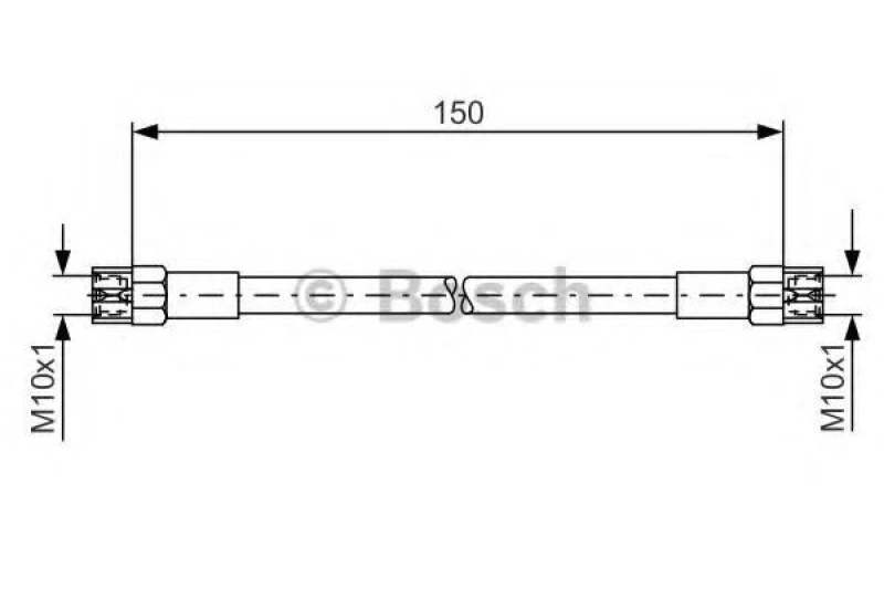 Image of Brake hose Bosch 1 987 476 143