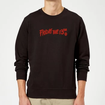 Image of Friday the 13th Logo Sweatshirt - Black - 3XL - Black
