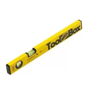 Image of Stabila Box Spirit Level, (L)0.43M Yellow And Black