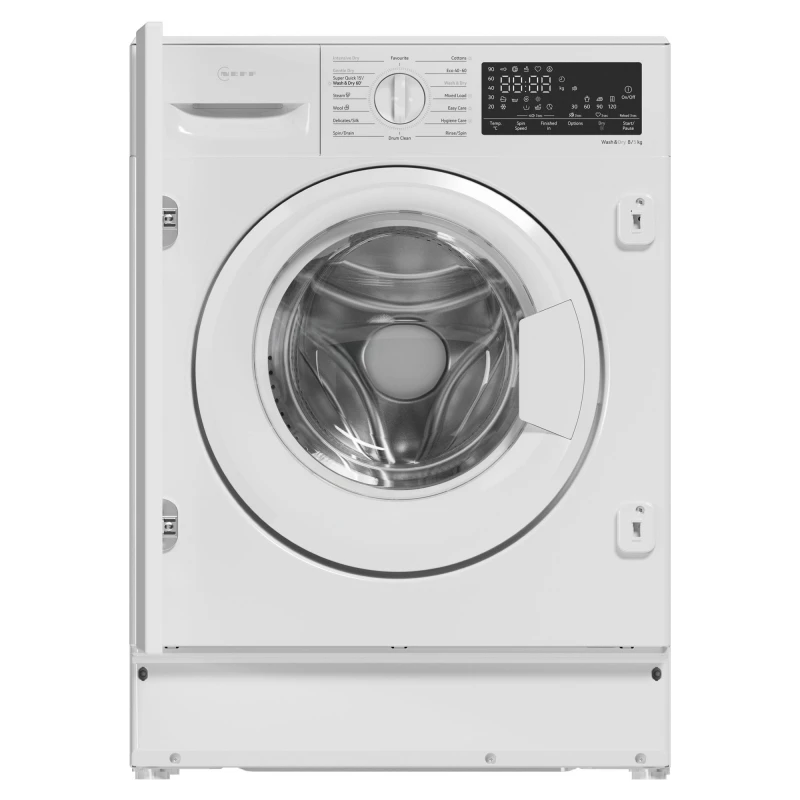 Image of NEFF V8540X0GB Integrated 8KG / 5Kg Washer Dryer with 1400 rpm - White - E Rated [Wash&Dry], A Rated [Wash Only]