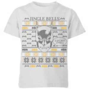 Image of Batman I Do Not Smell Kids Christmas T-Shirt - Grey - 11-12 Years