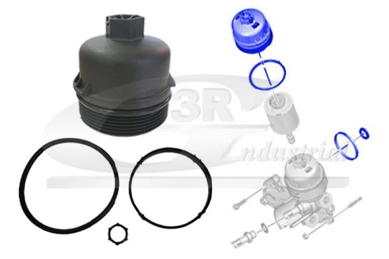 Image of 3RG Oil filter housing cap 3RG 98207