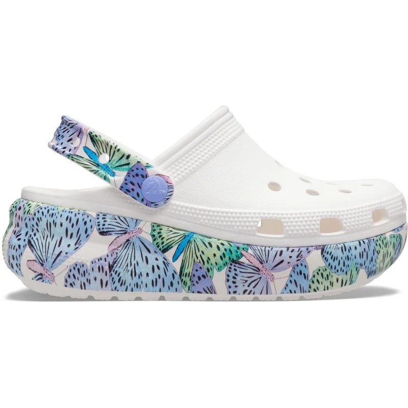 Image of Crocs Children's clogs Crocs Cutie Crush Butterfly Blanc Unisex 32-33