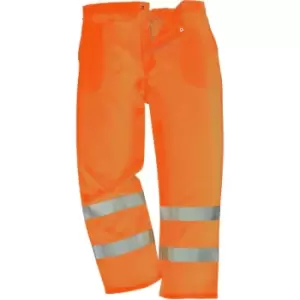 Yoko Unisex Work Hi-Vis Trousers (42/L UK) (Orange) - Orange