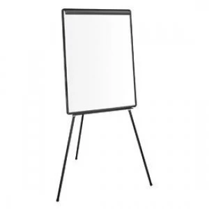 image of Bi-Office Economic A1 Drywipe Tripod Easel Black