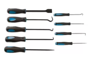 image of Laser Tools 6382 Pick Hook and Scraper Set 9pc